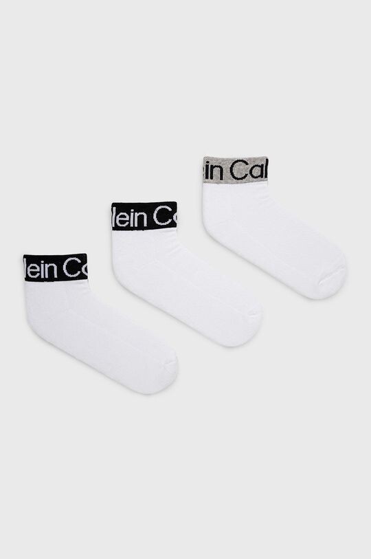 

Носки (3 шт.) Calvin Klein, белый
