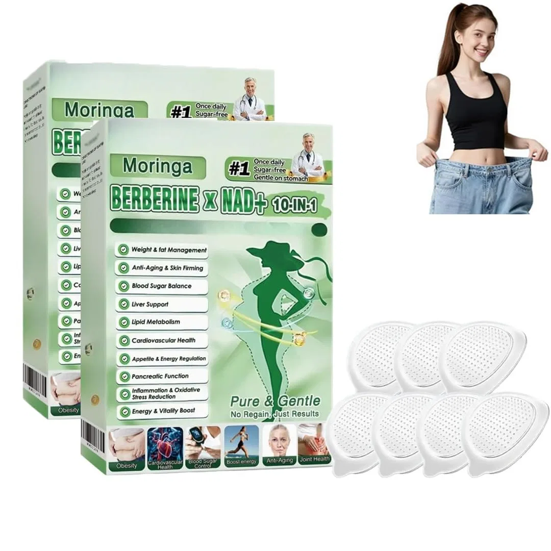 Микроигольные патчи Moringa x Berberine Original Nano, 1 упаковка Bergxperten, White