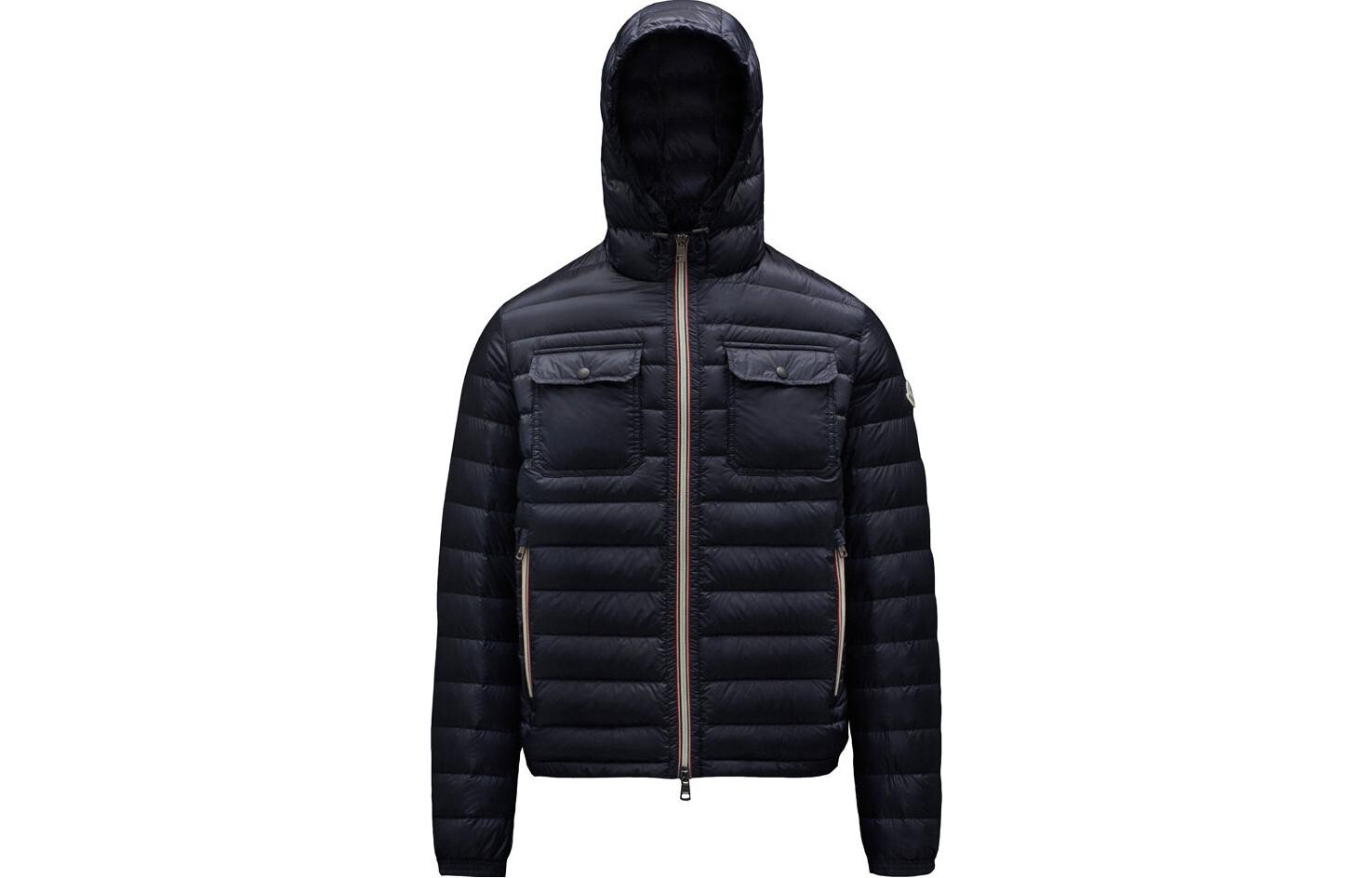 

Пуховик мужской темно-синий Moncler