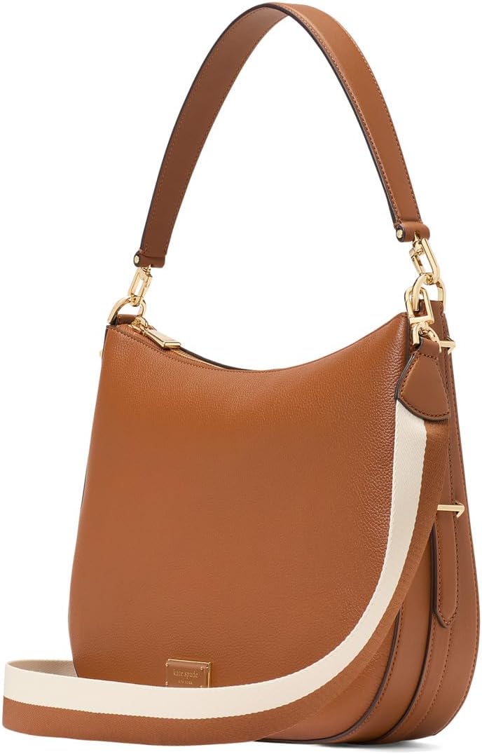 

Сумка Kate Spade New York Liv Pebbled Leather Large Hobo, цвет Warm Acorn