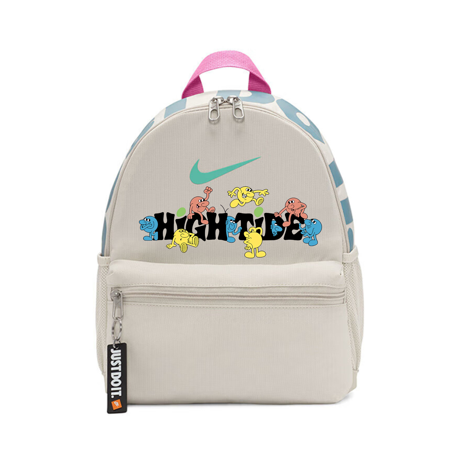 

Nike Тканевый рюкзак для детей серо-белый, Elf Small Sugar Bean