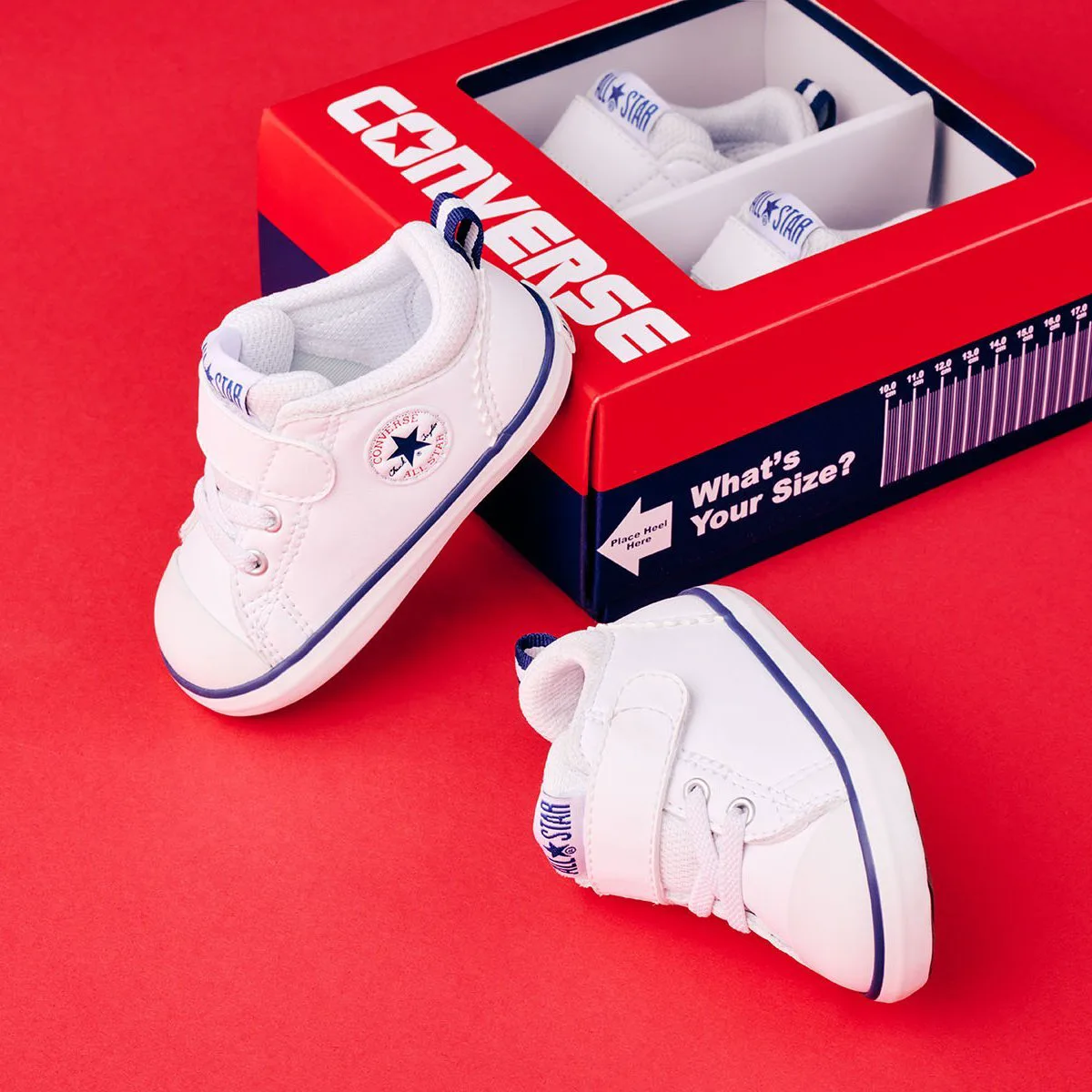 Кроссовки Мини-звезда N V-1 Converse, White/Navy