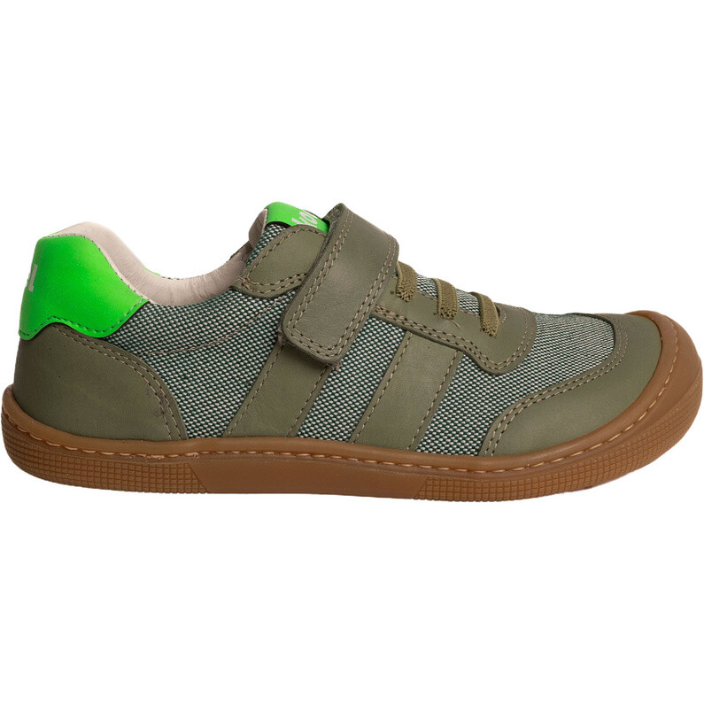 

Детская текстильная обувь Dylan II Koel Barefoot, оливковый