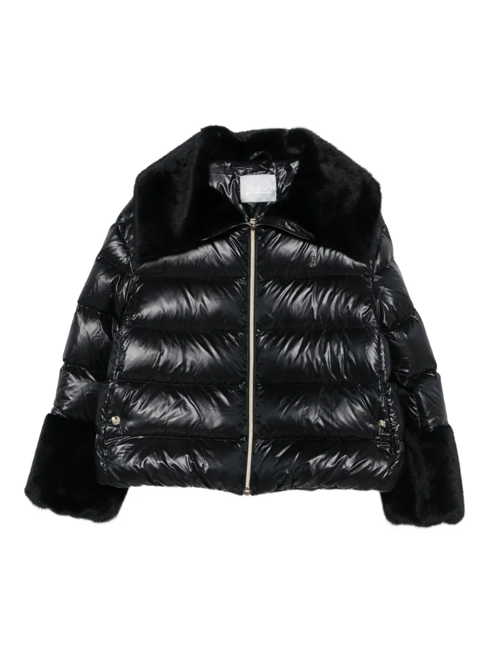 

Пуховик Herno Kids, черный