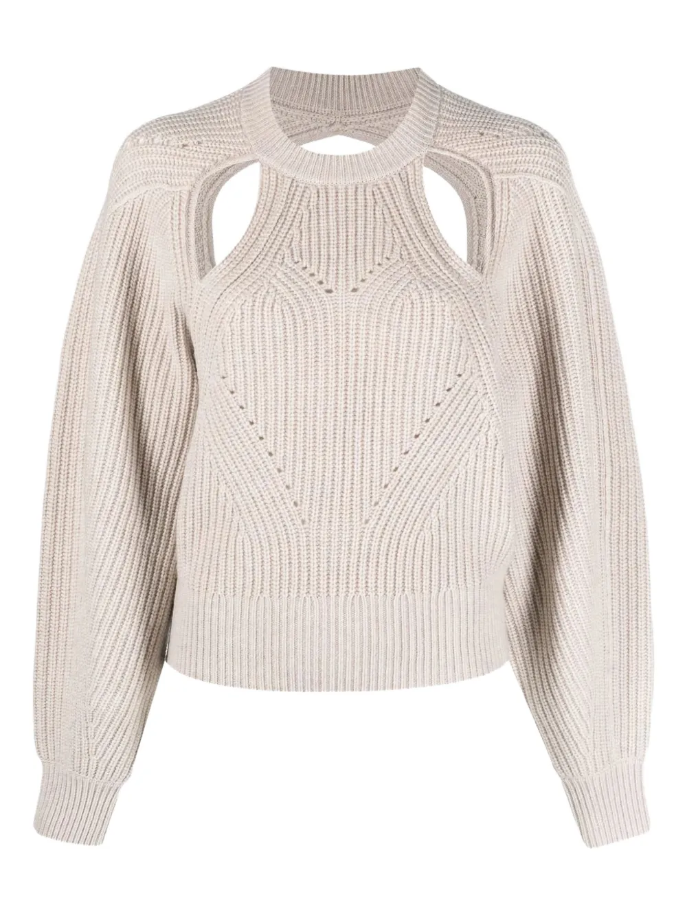 

Свитер Palma с вырезами Isabel Marant, бежевый