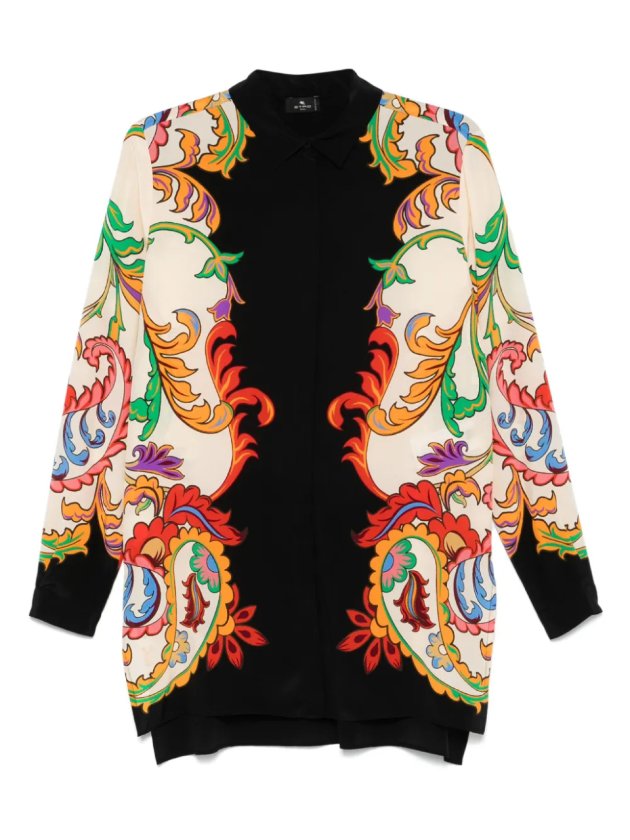

ETRO рубашка с узором пейсли, нейтральный