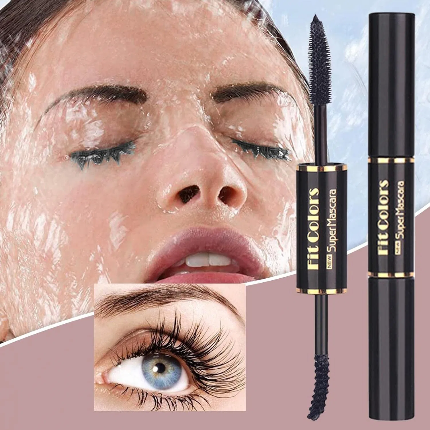 Тушь для ресниц Foreted 4D Silk Fiber Lash, водостойкая, объемная — фото 2