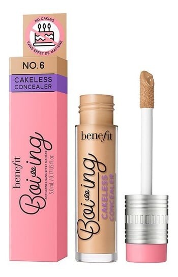 

Жидкий консилер с высокой степенью покрытия, 06 Medium, Cool, 5 мл Benefit, Boi-In Cakeless Concealer