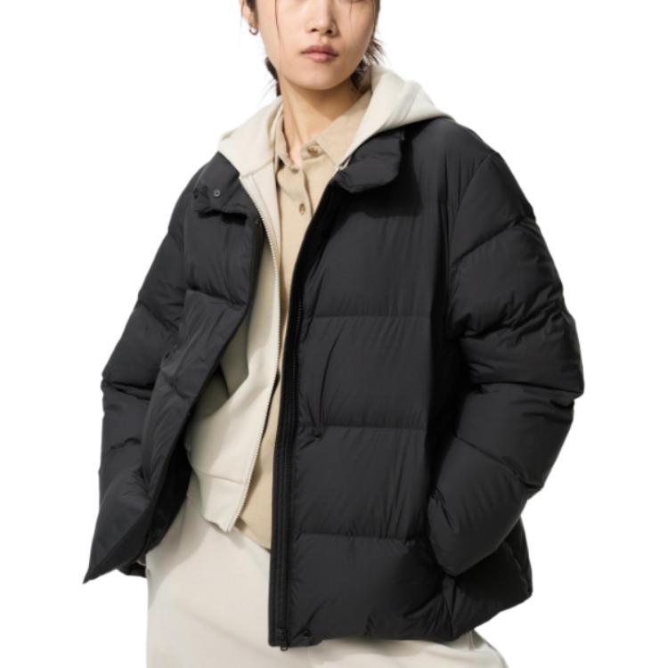 

UNIQLO Женская черная пуховая куртка