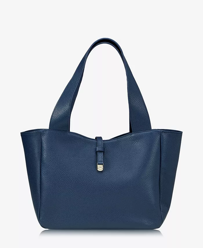 

Сумка-тоут Mercer Leather X-Large GiGi New York, синий