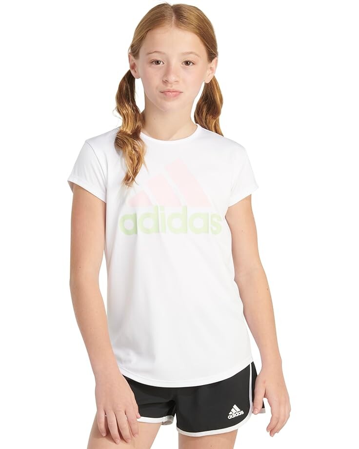

Футболка adidas Kids Essential Poly Tee S24(Big Kid), белый