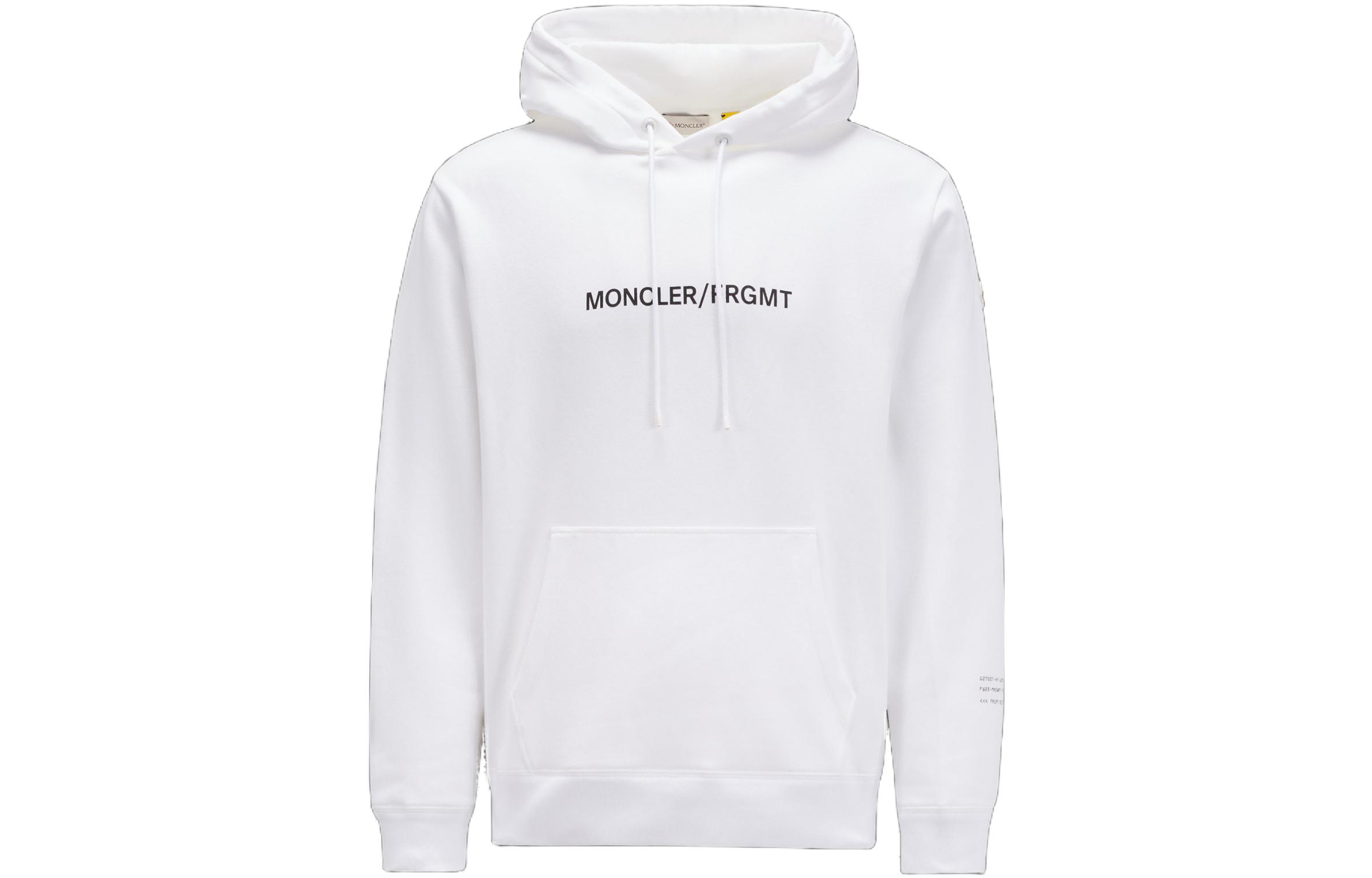 Футболка Fragment Design X FRGMT совместный выпуск SS23 унисекс Moncler Белая — фото 2
