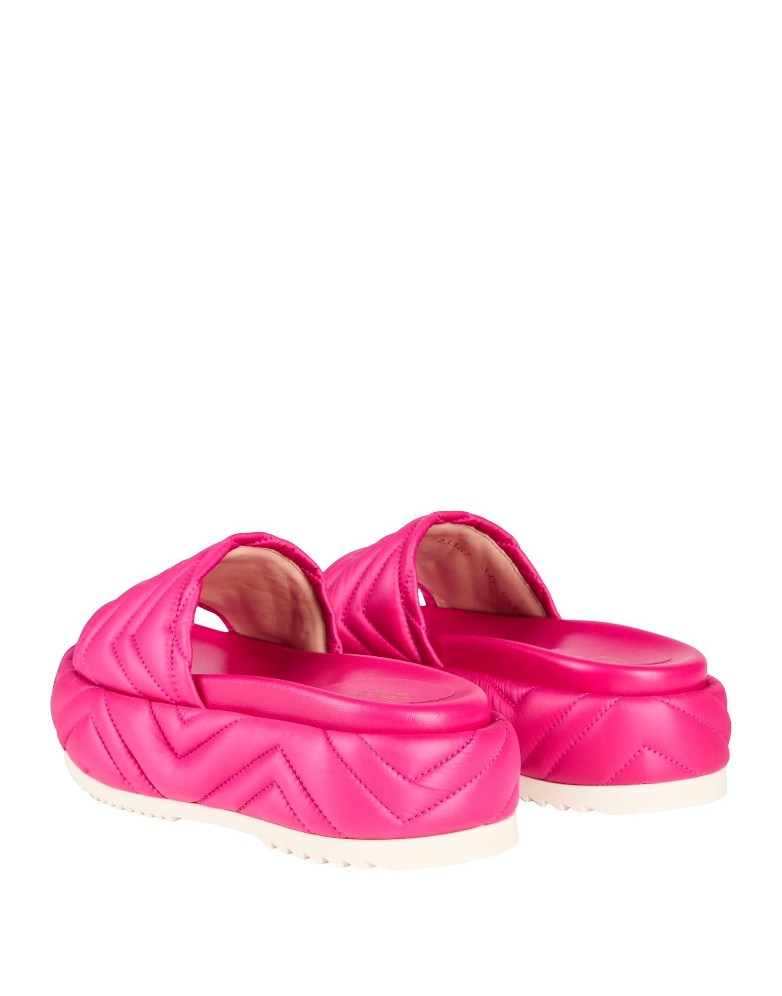 Сандалии Gucci, фуксия — фото 3