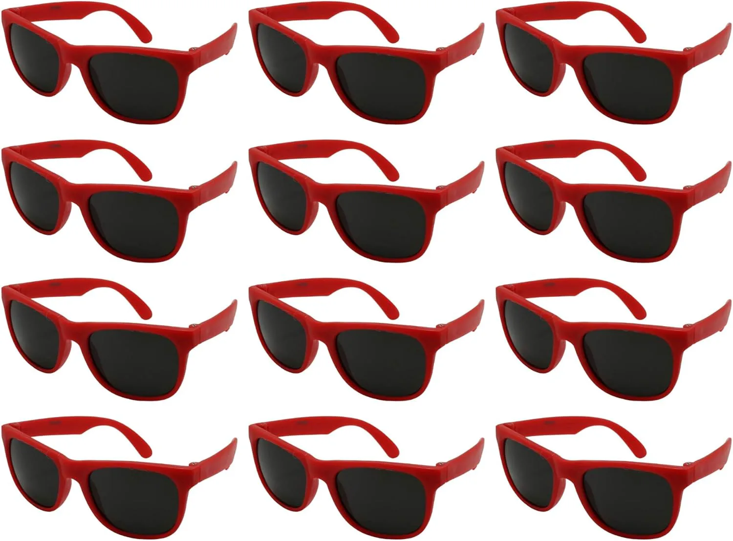 

Солнцезащитные очки EDGEIWEAR в стиле 80-х с неоновым дизайном для вечеринок взрослых, сертифицированные по стандарту CPSIA, не содержат свинца (Pb), Red