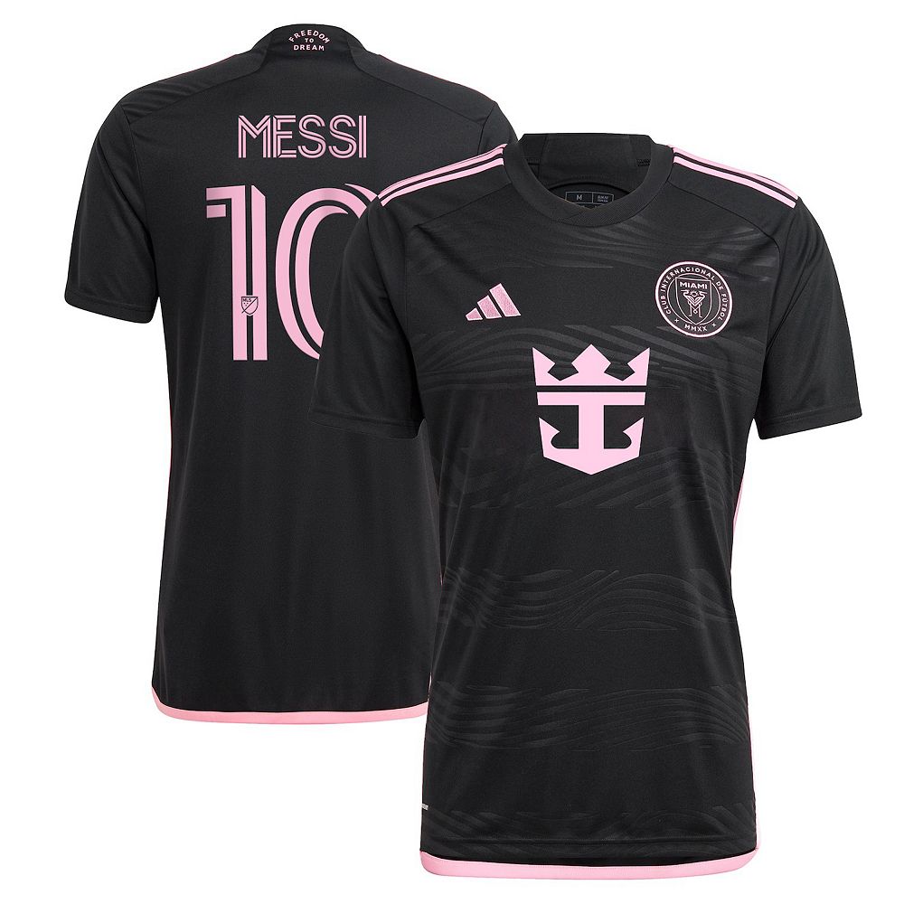 

Мужская черная футболка adidas Lionel Messi Inter Miami CF 2024 La Noche Replica Player, цвет Mls Black