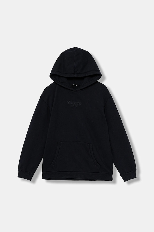 

Детская хлопковая толстовка Guess, темно-синий
