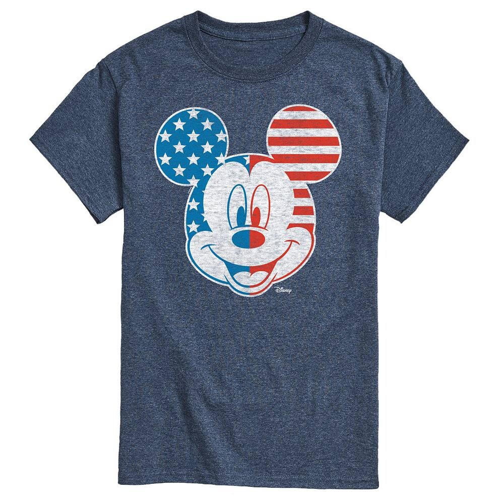 

Мужская футболка с рисунком Микки Мауса Disney's America, синий