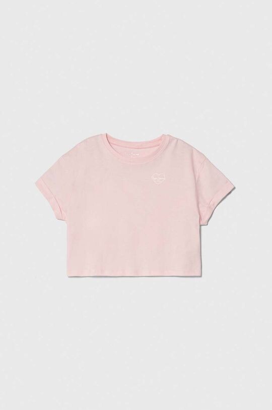 

Детская хлопковая футболка NICKY Pepe Jeans, розовый