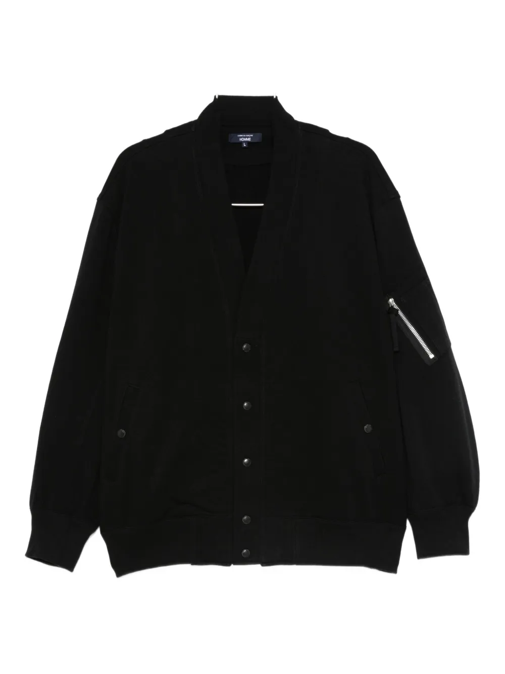 

Кардиган с карманом на застежке-пуговице Comme des Garçons Homme, черный