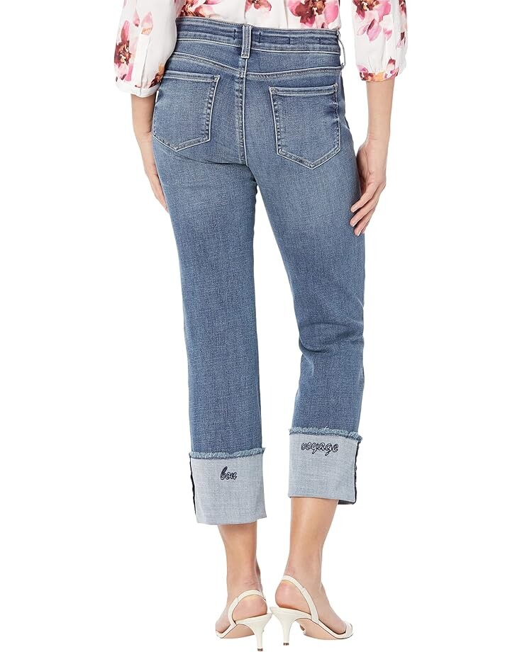 

Джинсы NYDJ Marilyn Ankle Bon Voyage Embroidery in Rockie, цвет Rockie
