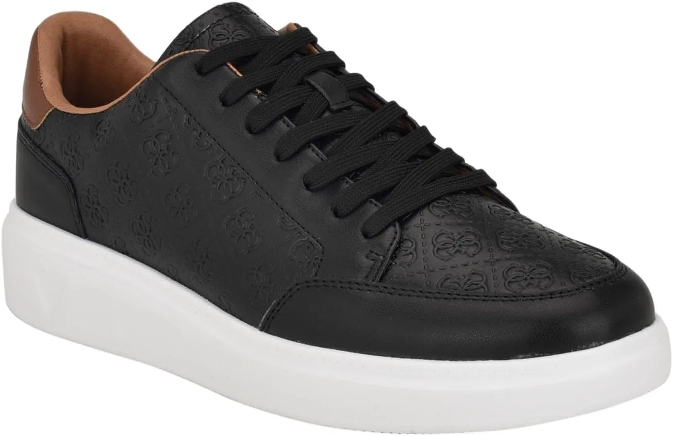 Мужские кроссовки GUESS Creed, Black Cognac Logo Multi 002