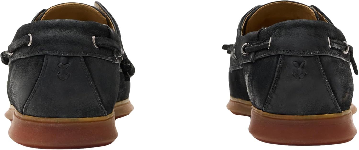 Мужские лодочные туфли John Varvatos Thompson Yacht Venetian, черный — фото 3