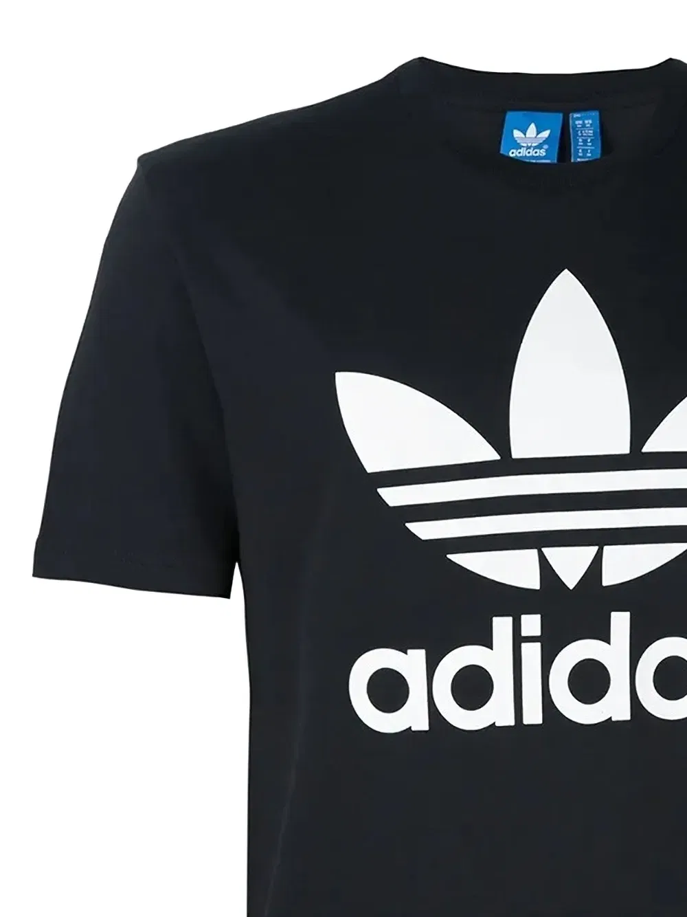 Футболка Adidas Originals с трилистником, черный — фото 2