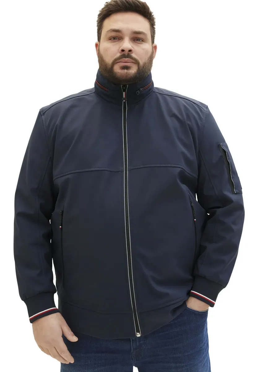 

Куртка из софтшелла TOM TAILOR PLUS, цвет Sky Captai