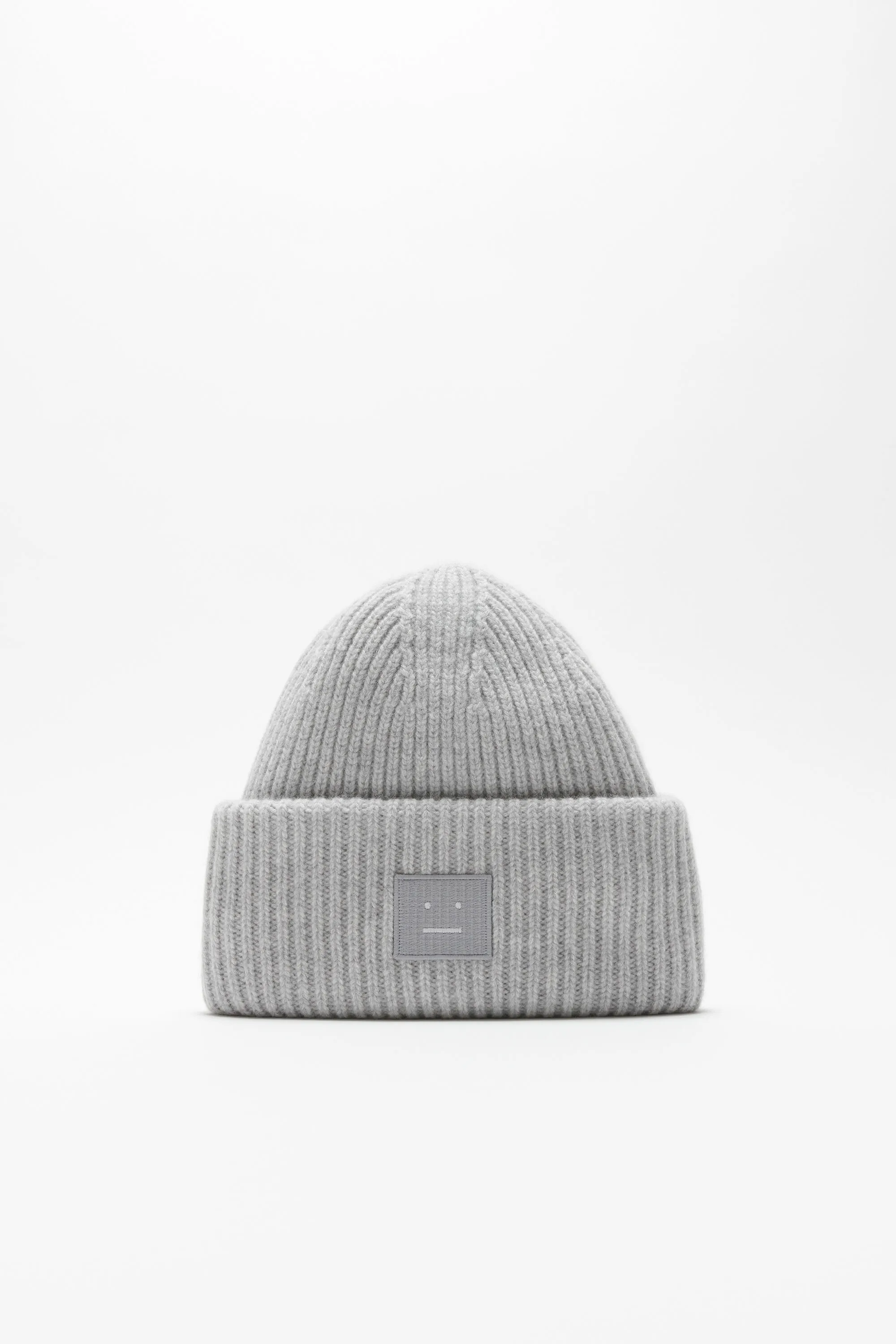 

Шапочка с большим логотипом Acne Studios, Light Grey Melange