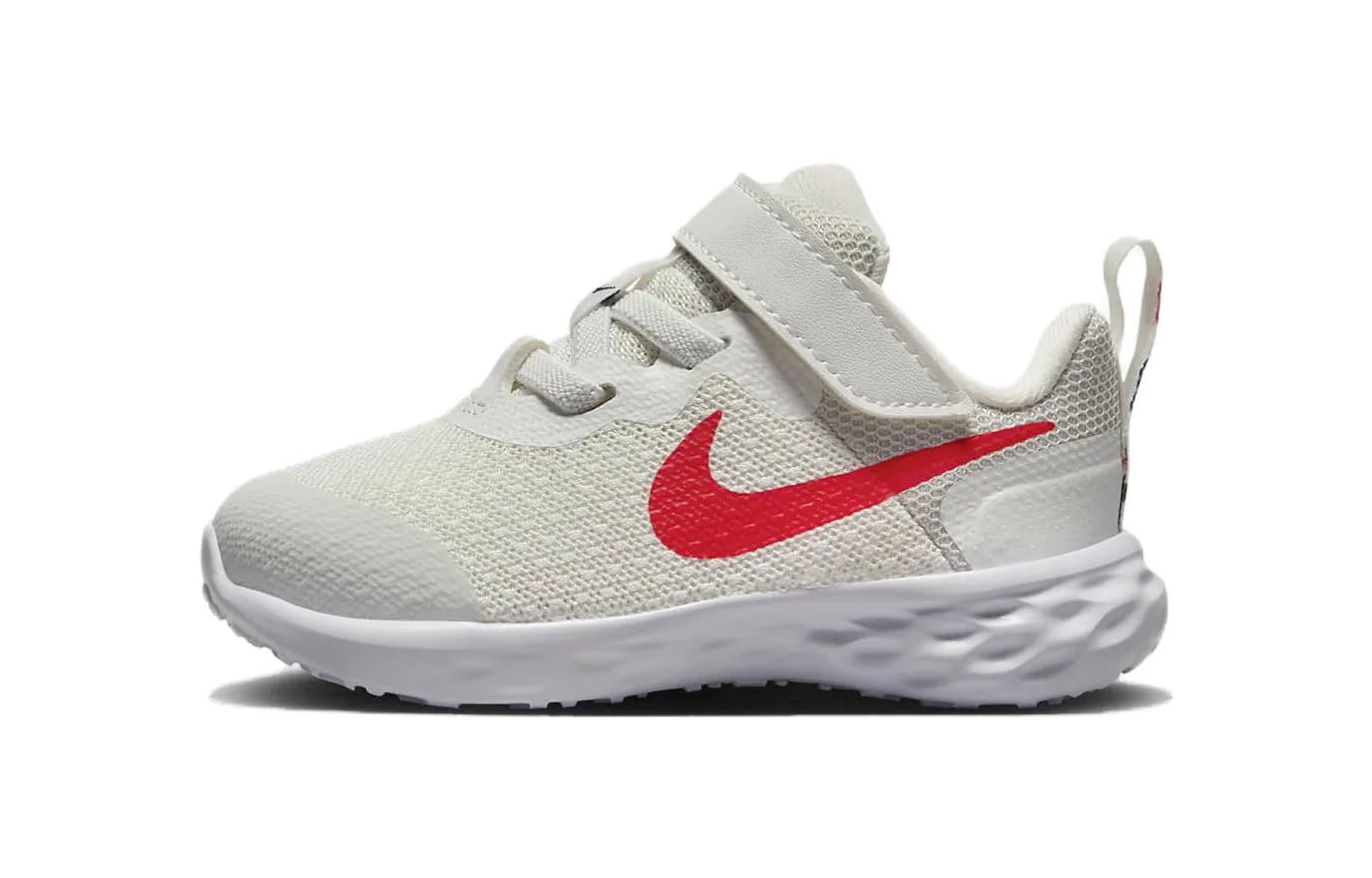 Nike REVOLUTION 6 Abrasion Resistant Low top Toddler Shoes Gray Red