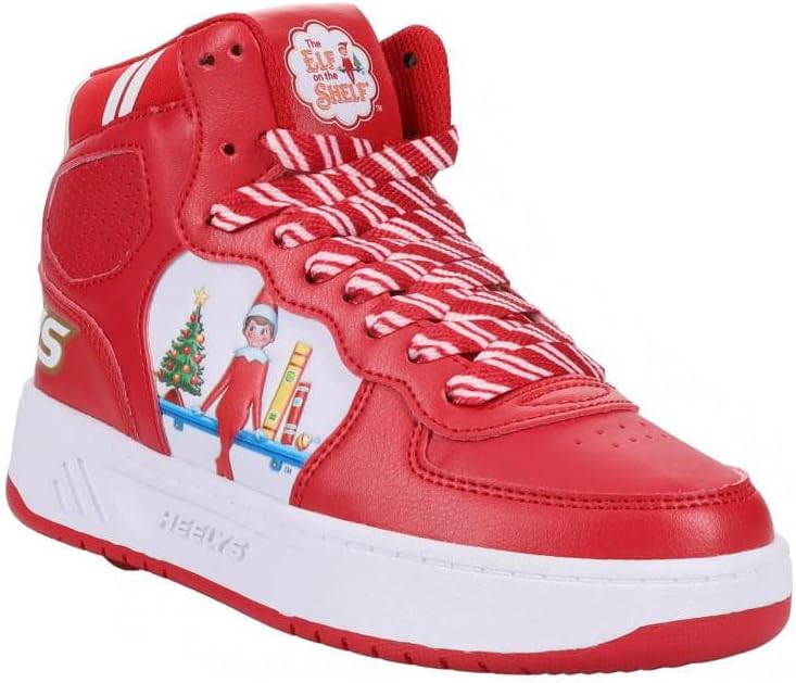 Кроссовки Heelys Unisex-Child Elf on The Shelf Pro 20, белый/красный — фото 2