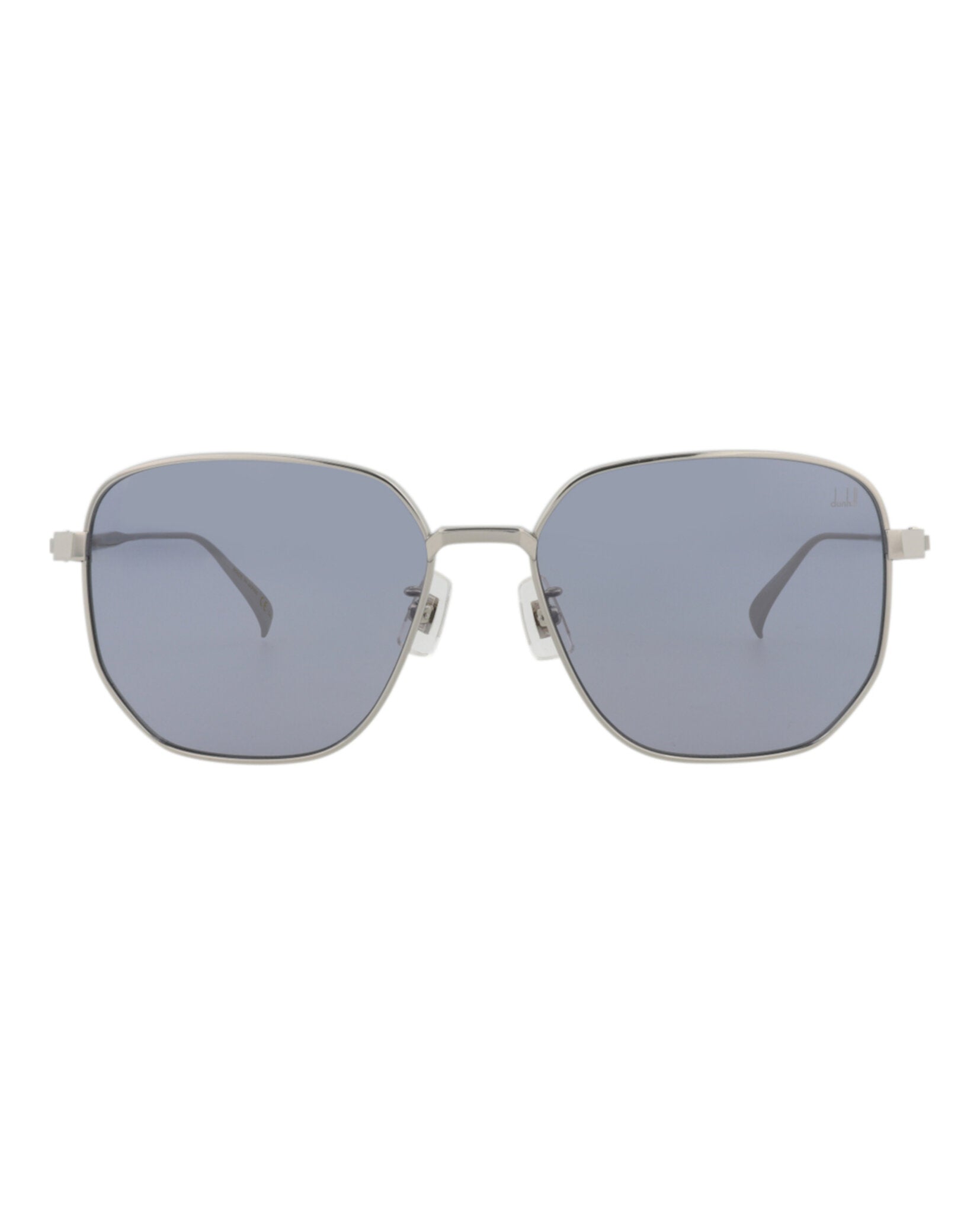 

Солнцезащитные очки в квадратной оправе из титана Dunhill, цвет silver silver light blue