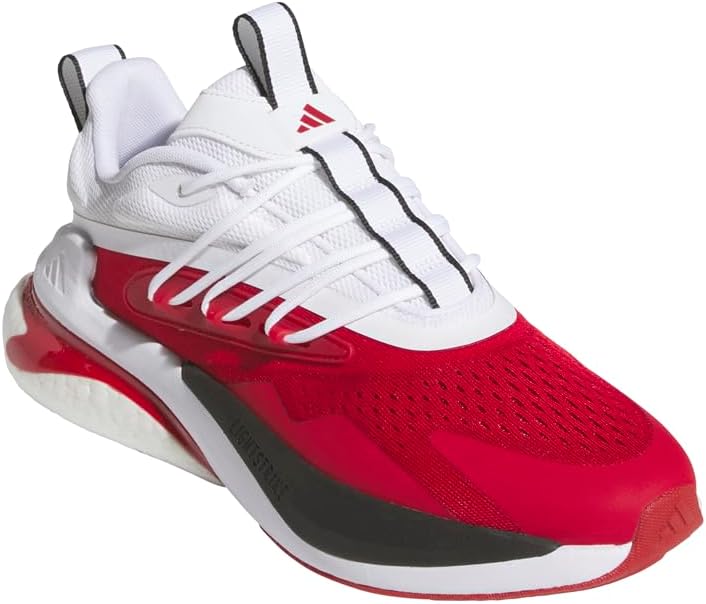Кроссовки Adidas Унисекс-взрослые NCAA 25/26 Team Alphaboost V2, белый/черный/красный — фото 2