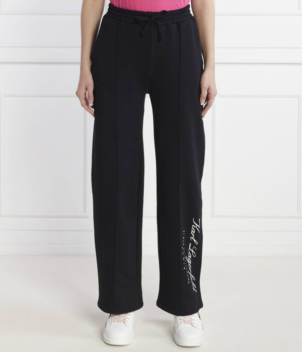 

Брюки Loose fit Karl Lagerfeld, черный