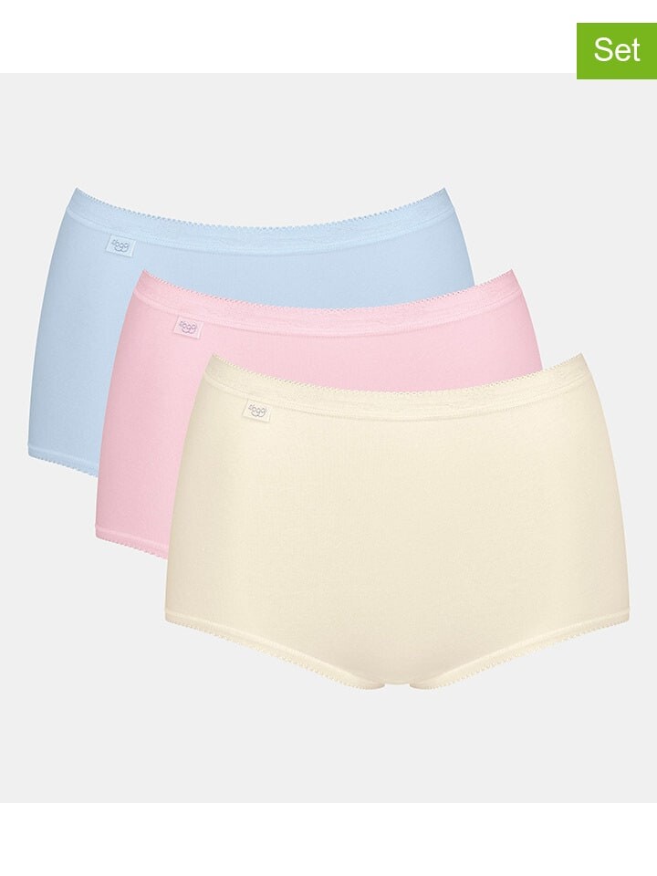 

Трусы Sloggi 3er Set Taillenpantys, цвет gelb/rosa/hellblau