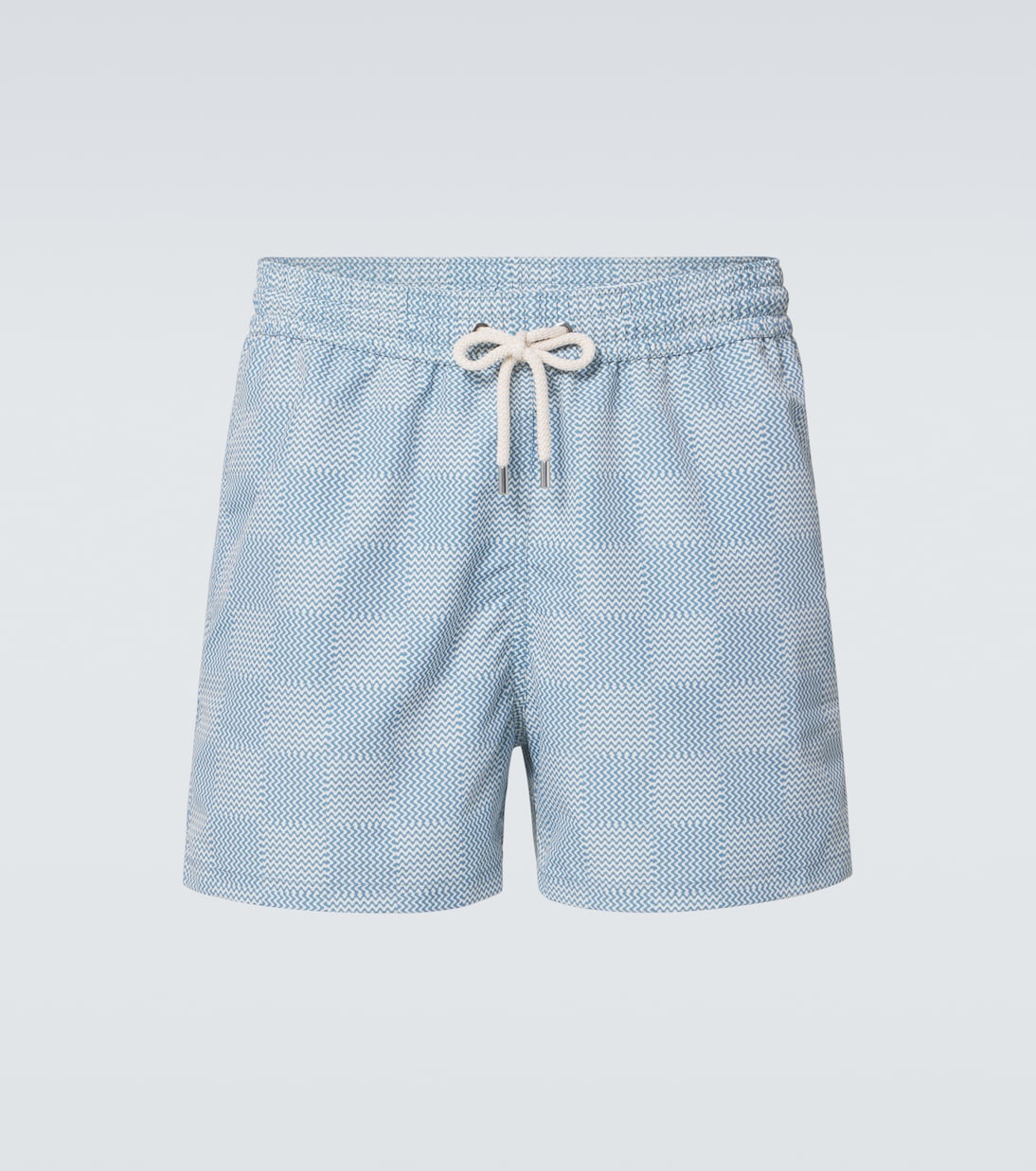 

Купальные шорты Copa Check Rio в клетку Frescobol Carioca, Denim Blue
