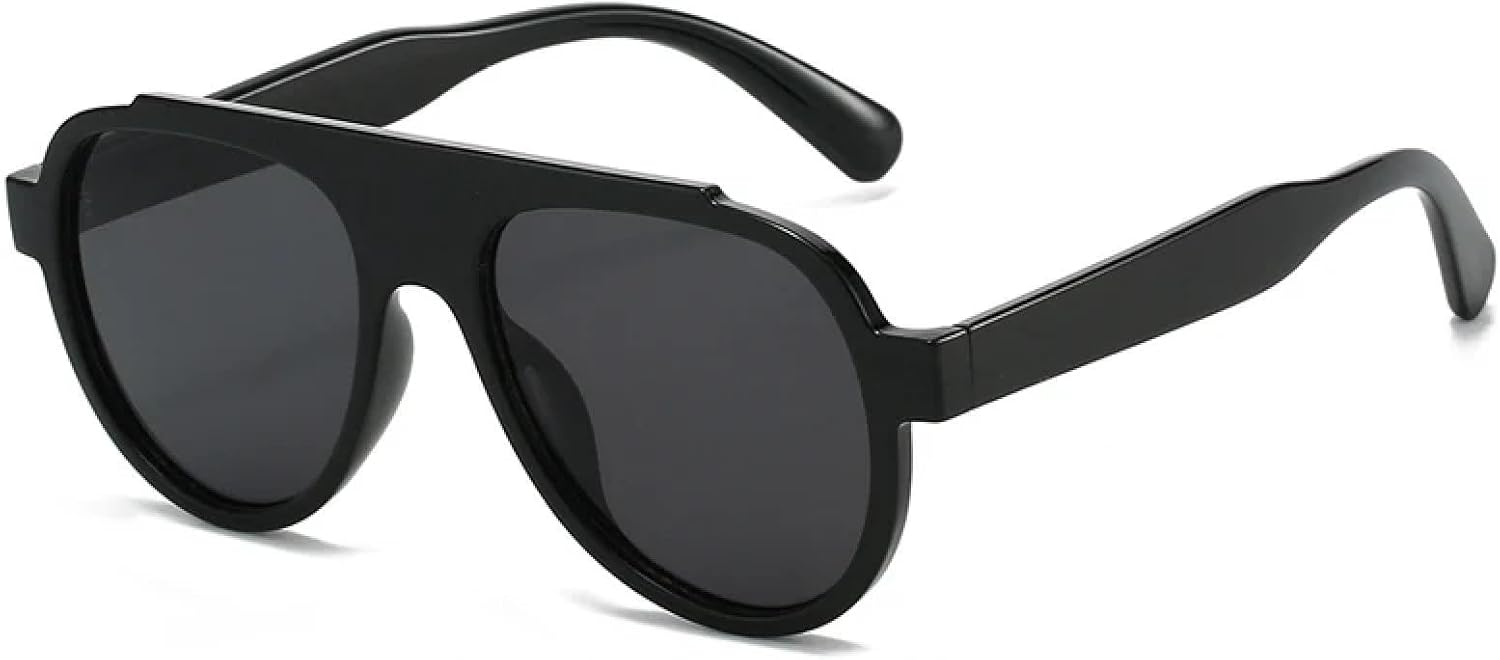 

Модные большие мужские солнцезащитные очки в стиле ретро с градиентным переходом, защита от УФ-излучения UV400, роскошный дизайн, трендовые желто-синие солнцезащитные очки TKKTLLT, Black Gray