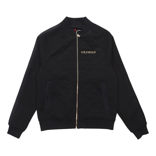 

Куртка Air Jordan Athleisure Casual Sports Stand Collar Jacket Black, черный