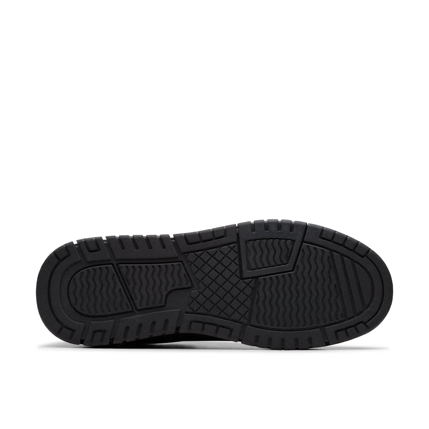 Кроссовки баскетбольного стиля с перфорацией Clarks, черный — фото 3