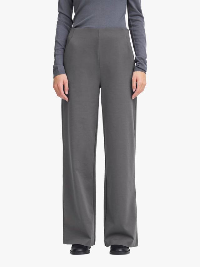 

Брюки Kate Wide Leg с зауженным кроем ICHI, Forged Iron