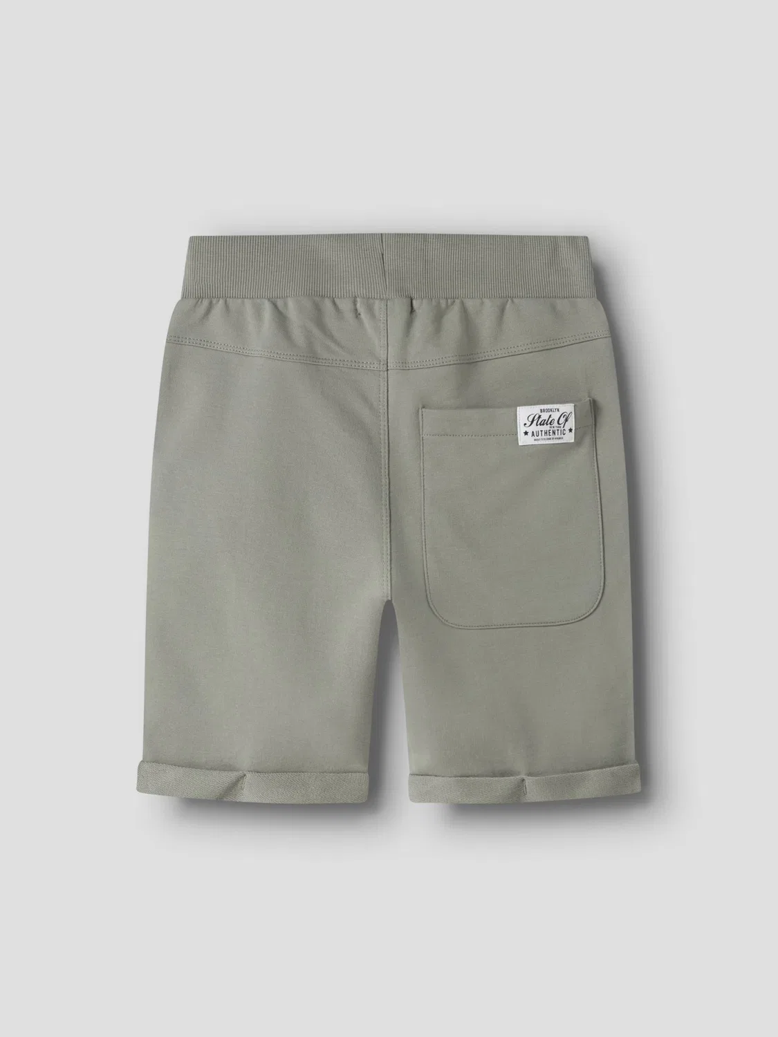 Шорты Name It Regular Pants NKMVermo зеленого и черного цвета — фото 2