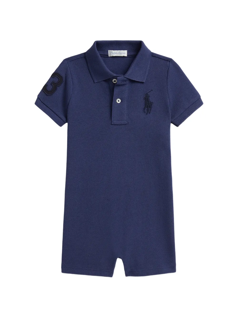 

Комбинезон с нашивкой-логотипом Polo Ralph Lauren Kids, синий