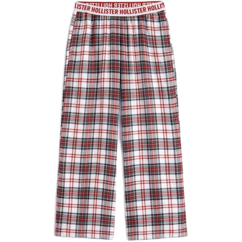 

Hollister Женские повседневные брюки красная клетка