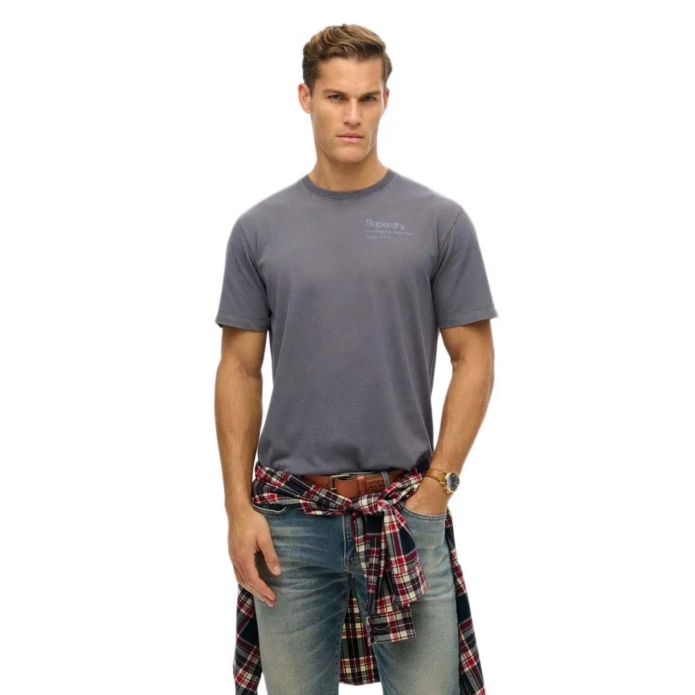 

Футболка с коротким рукавом Superdry Core Logo City, серый