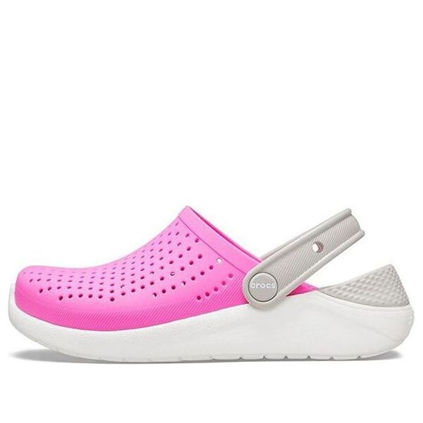 

Кроссовки literide clogs 'pink white grey' Crocs, розовый