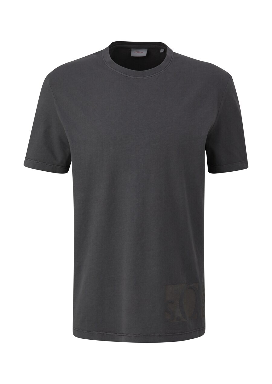 

Классическая футболка s.Oliver Shirt, цвет muddy colored/dark grey