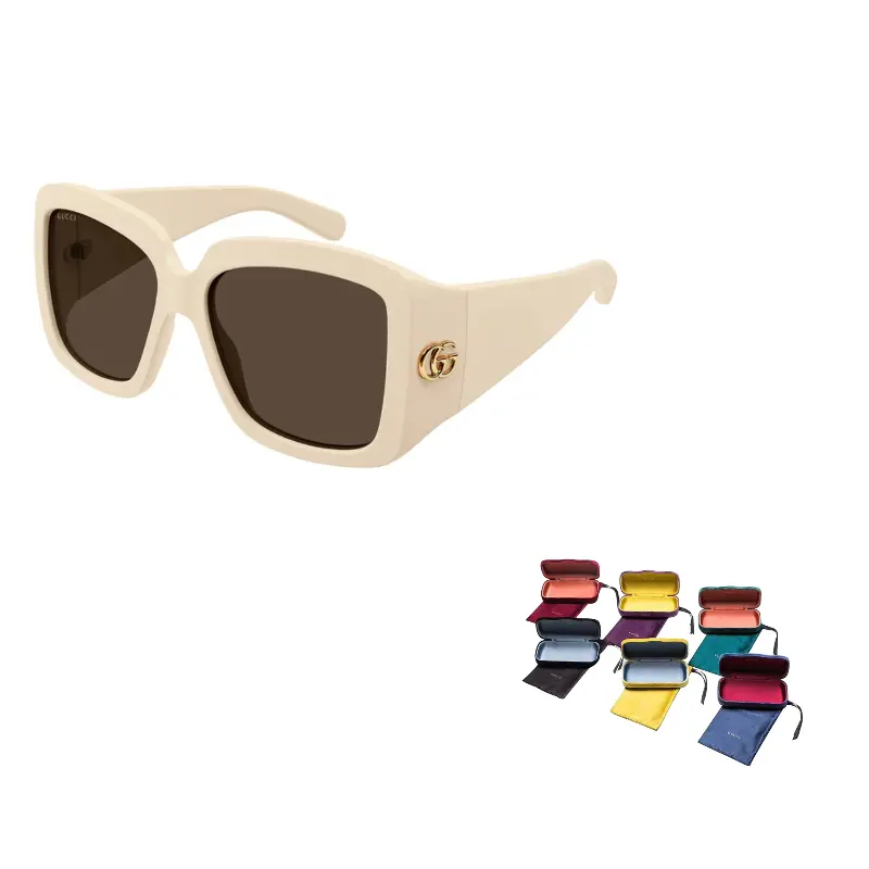 

GUCCI Двойные солнцезащитные очки, Beige