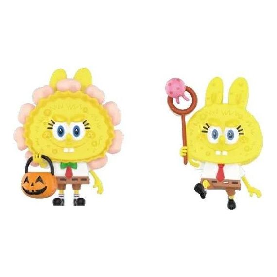 

Лабубу Pop Mart x Spongebob The Monsters Labubu 'Jack O Lantern and Jellyfish Catcher'