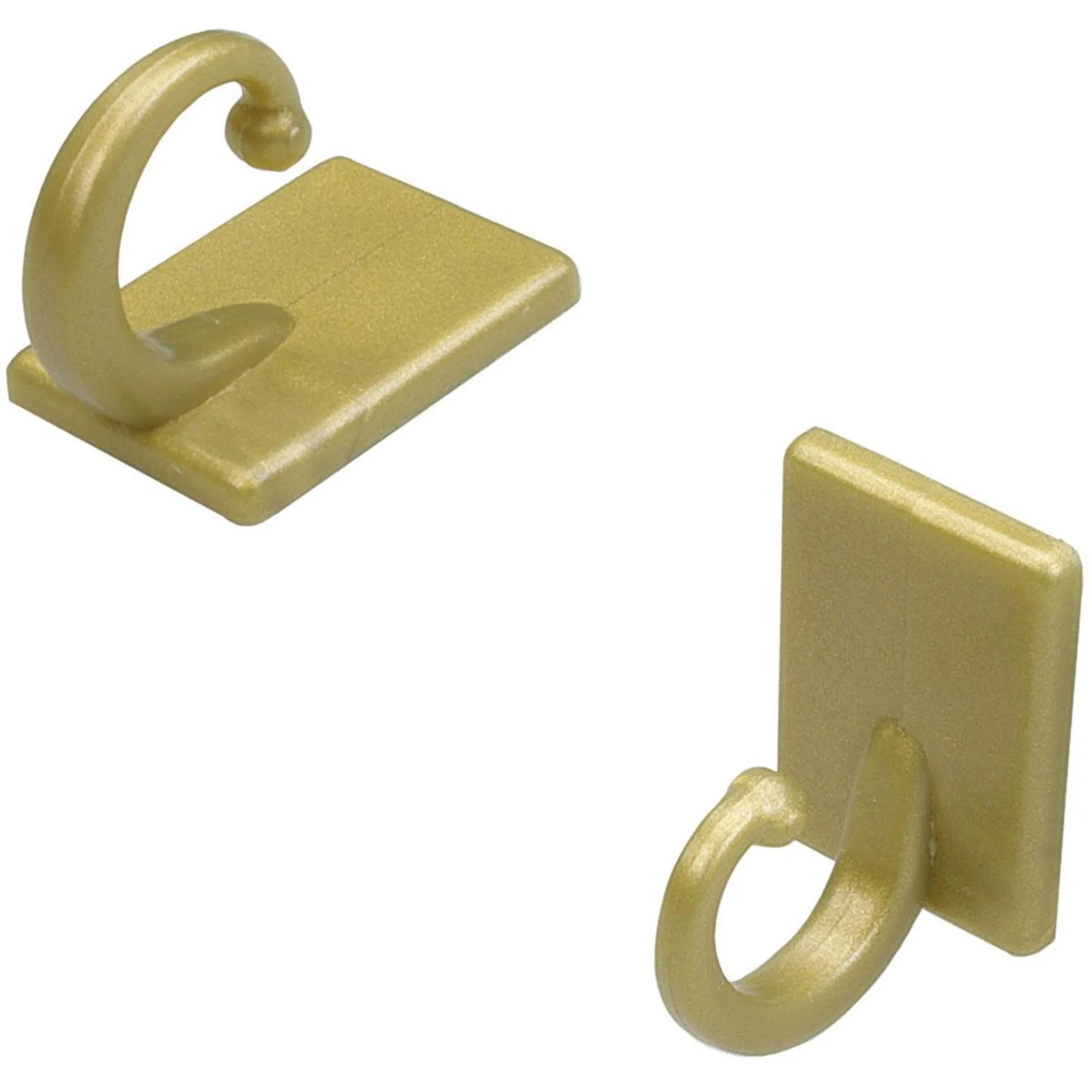 

Крючки Liedeco, (2 шт.), для легких штор, цвет goldfarben/matt
