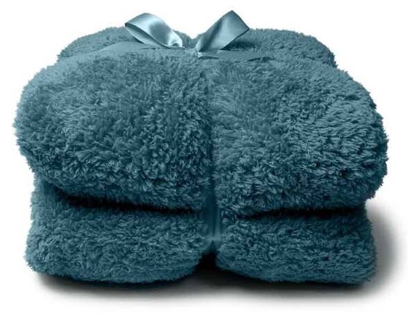 

Покрывало Unique Living Teddy, 200x1x150 см, синий
